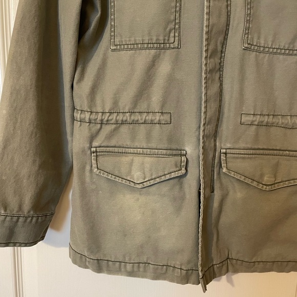 American Eagle Outfitters Chore Utility Field Hooded Army Green Jacket Size XS - Picture 3 of 7